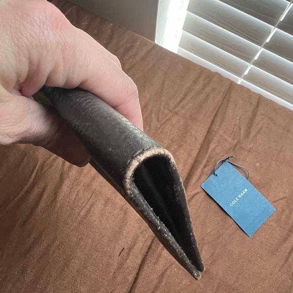 Cole Haan Long Wallet - Brown Leather, minor wear- overall good condition - Picture 3 of 9